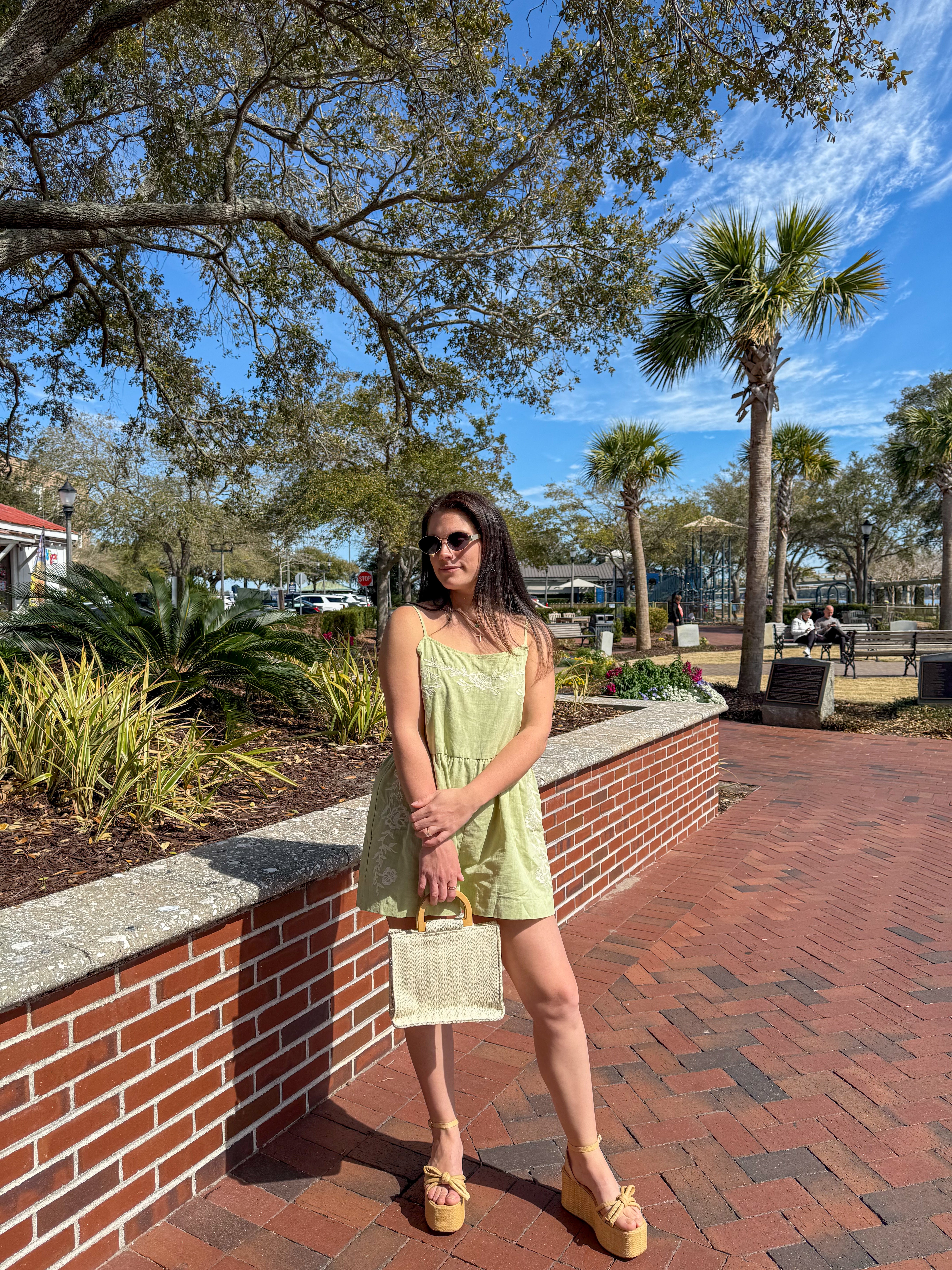 Floral Embroidered Romper