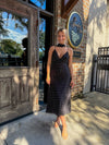 Polka Dot Chiffon Maxi