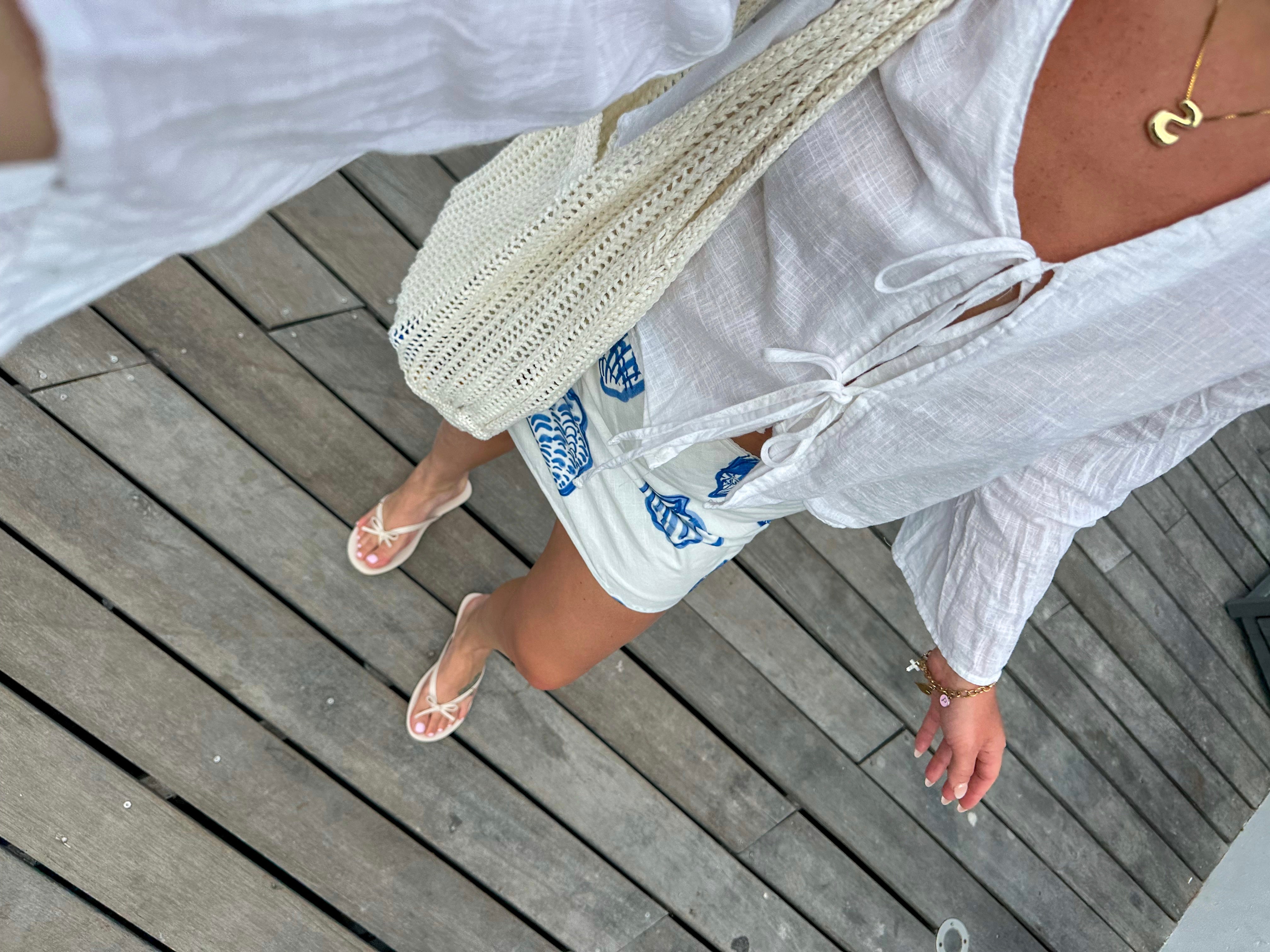 By the Sea Mini Skirt