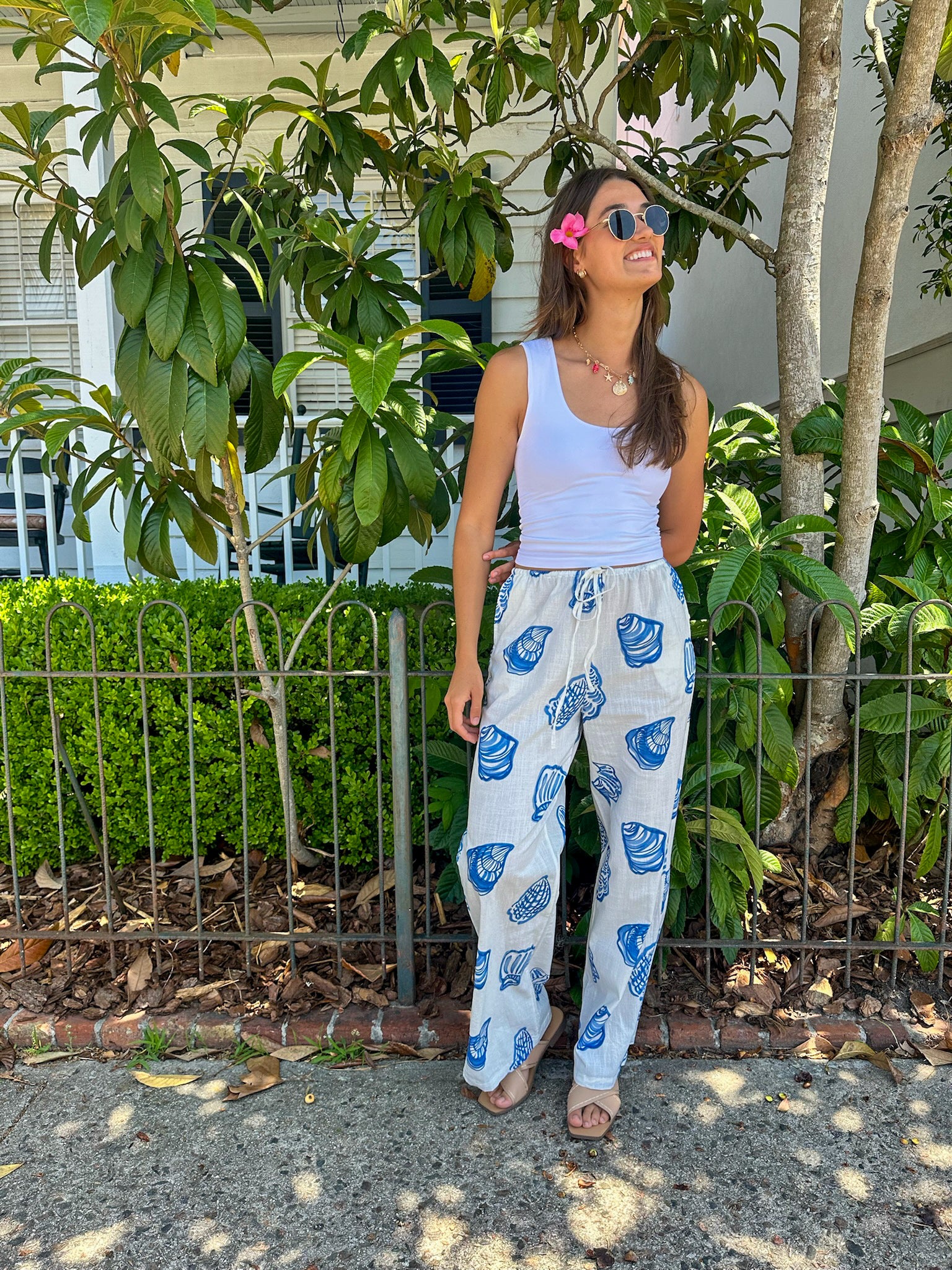 By The Sea Cotton Pants