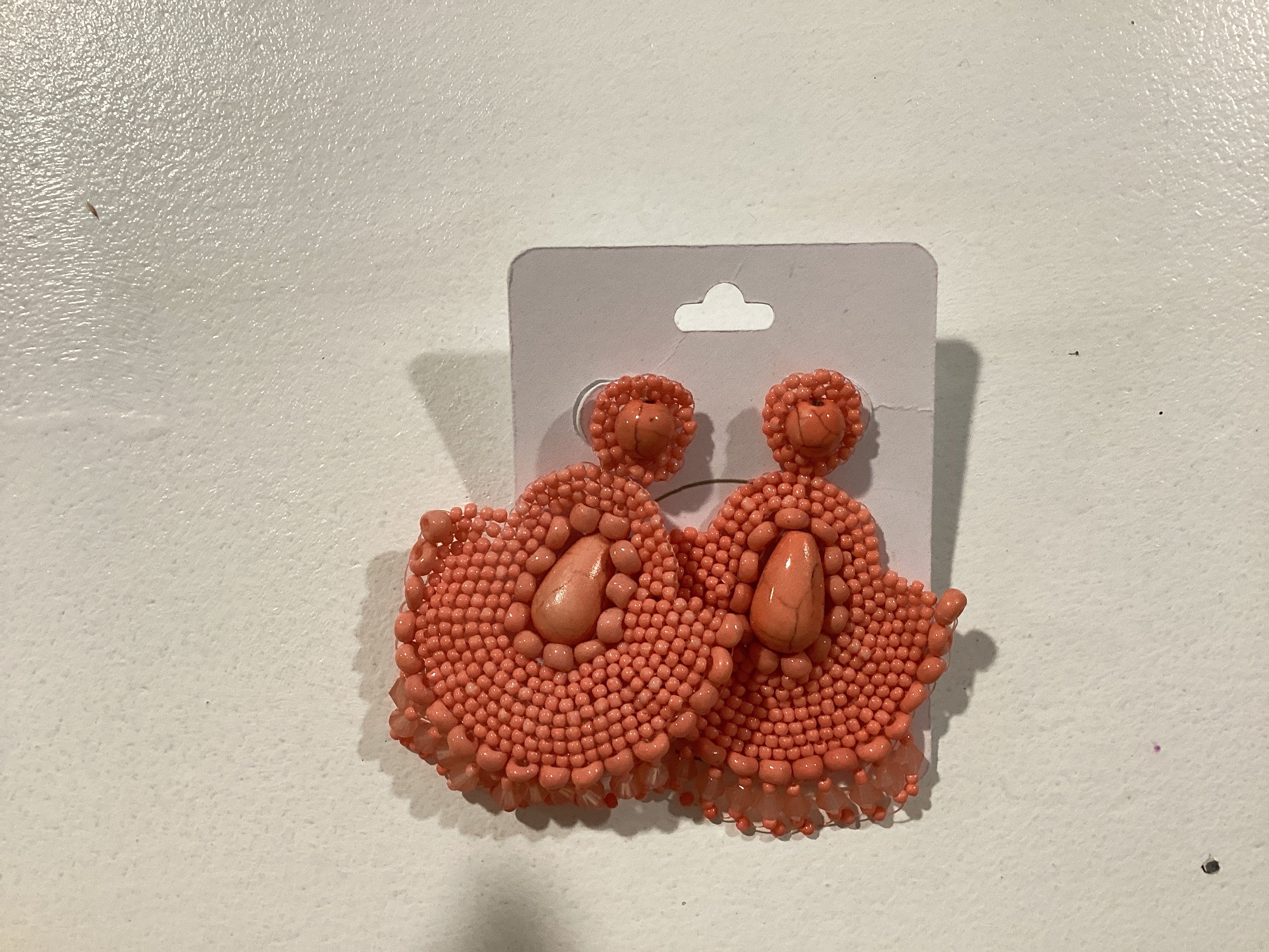 Maya Coral Earrings