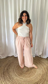 Blush Linen Pants