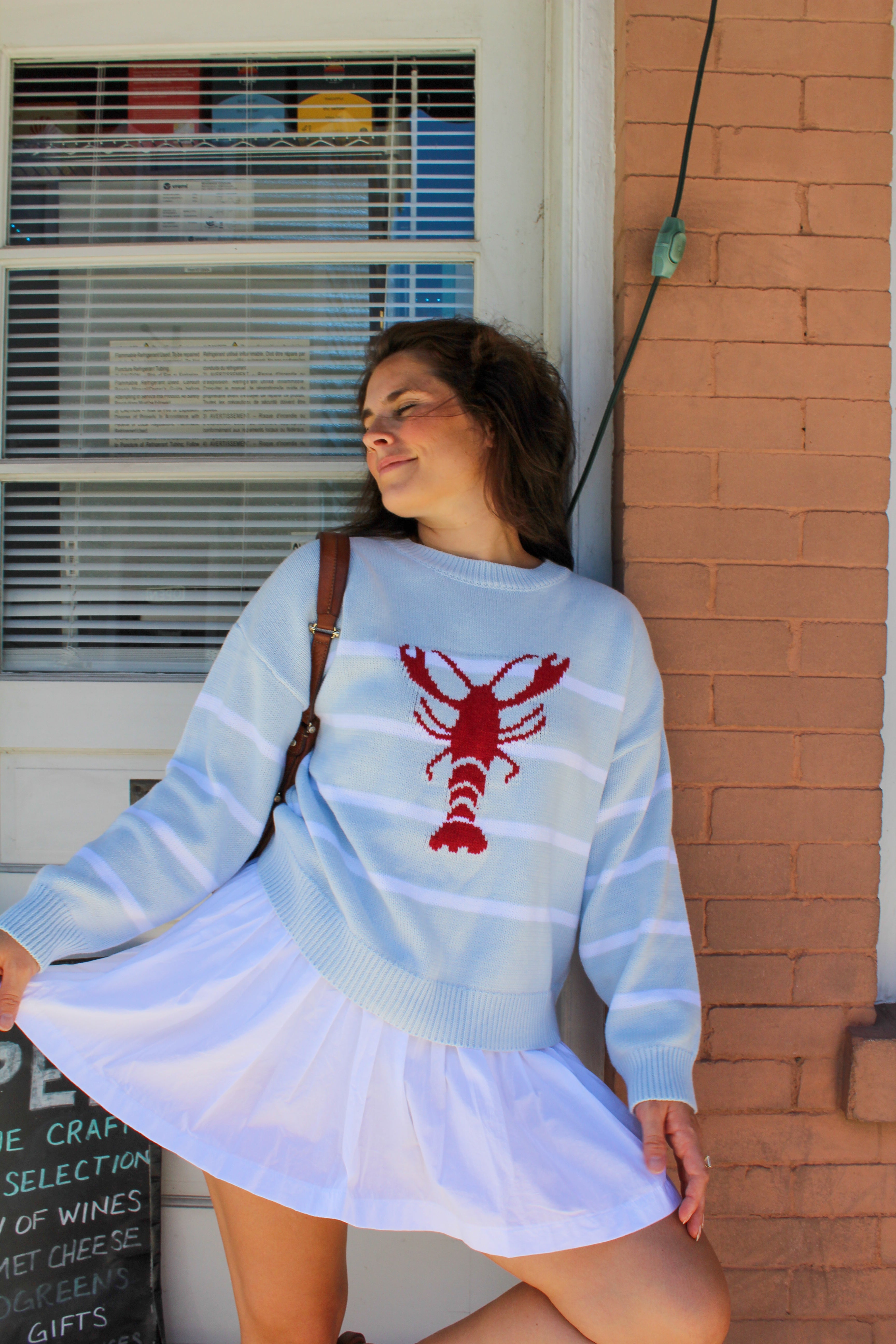 Striped Lobster Sweater