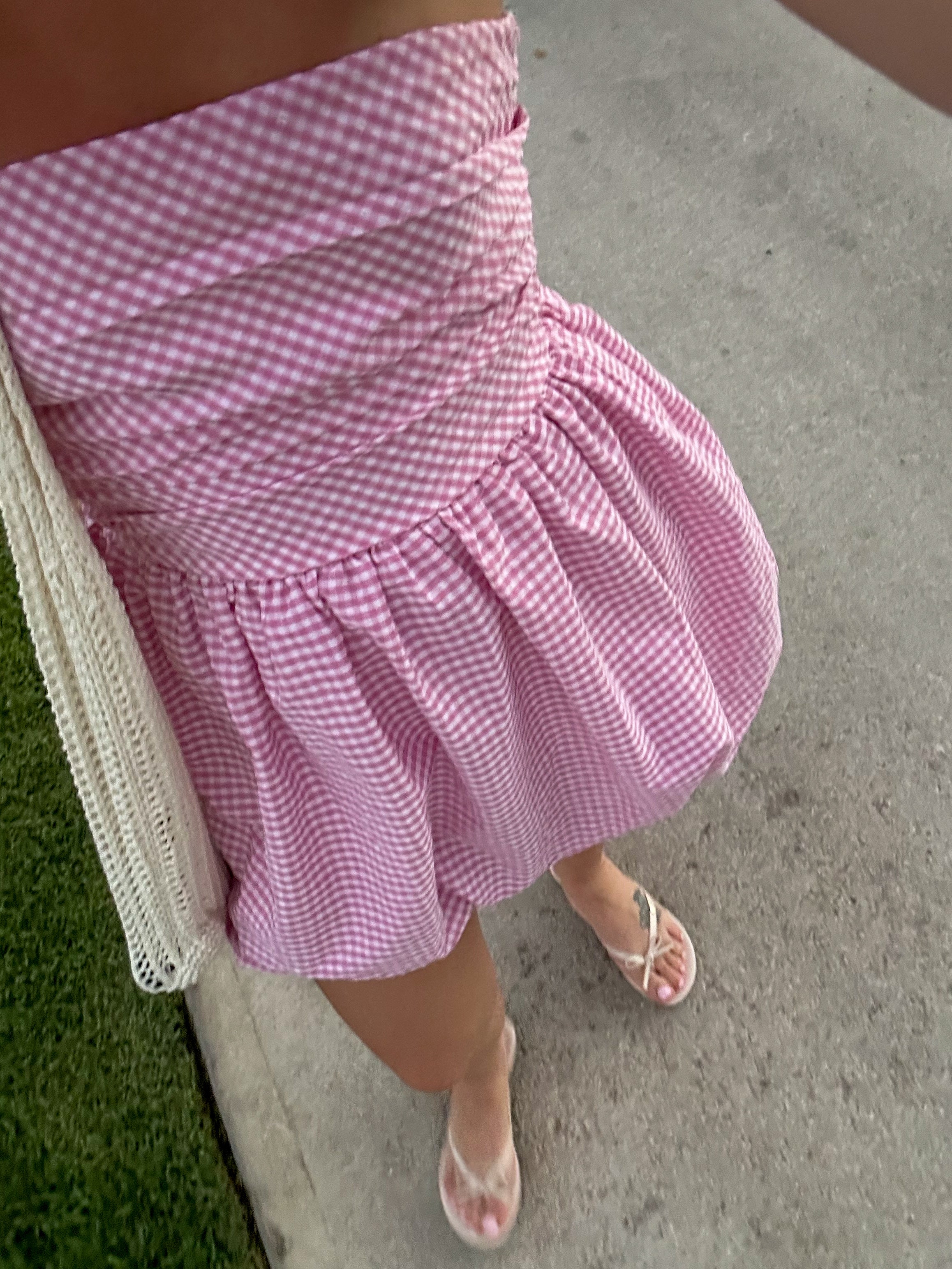 Pink Gingham Mini