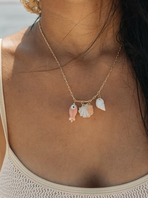 Coral Reef Charm Necklace