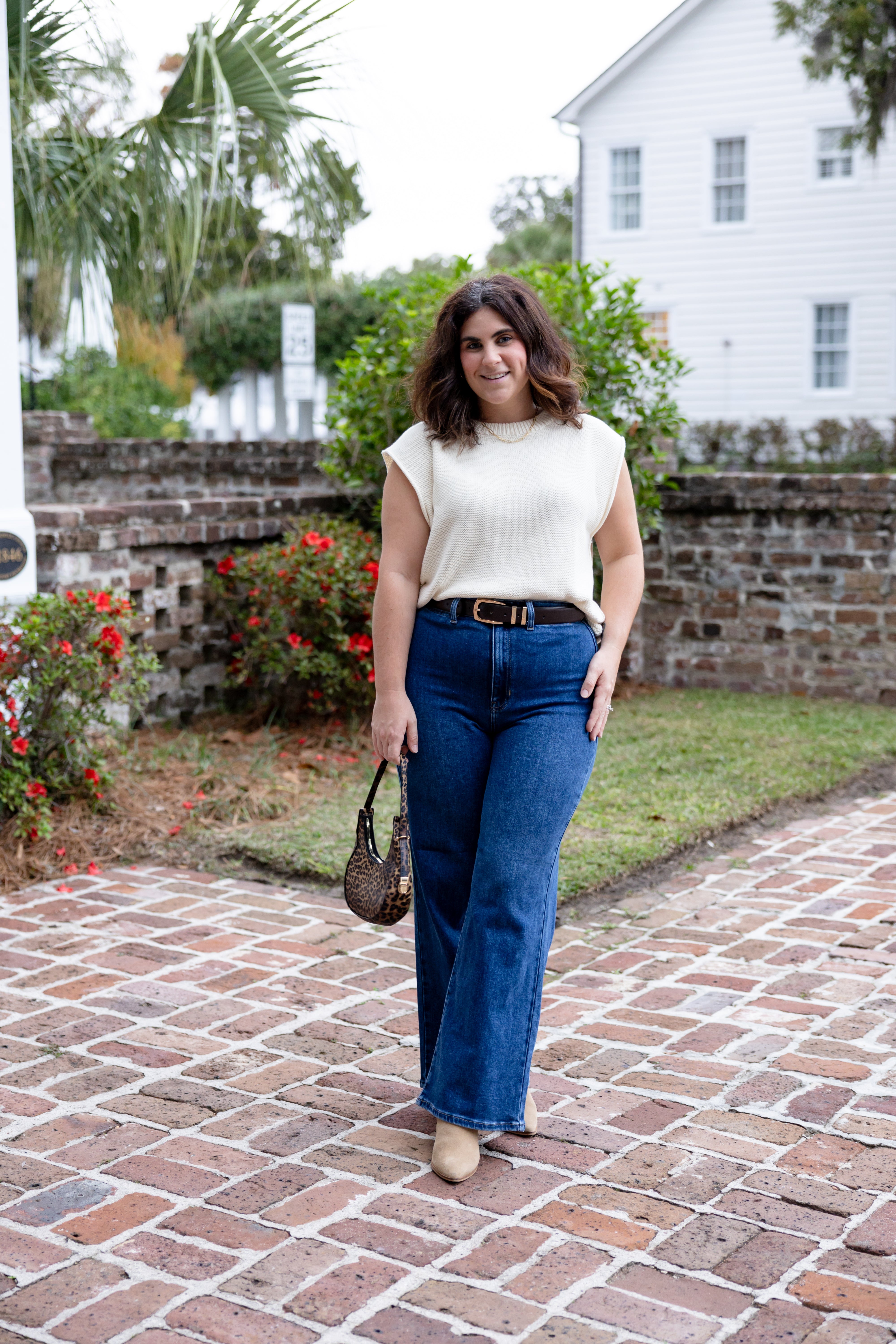 Dark Wide Leg Jeans