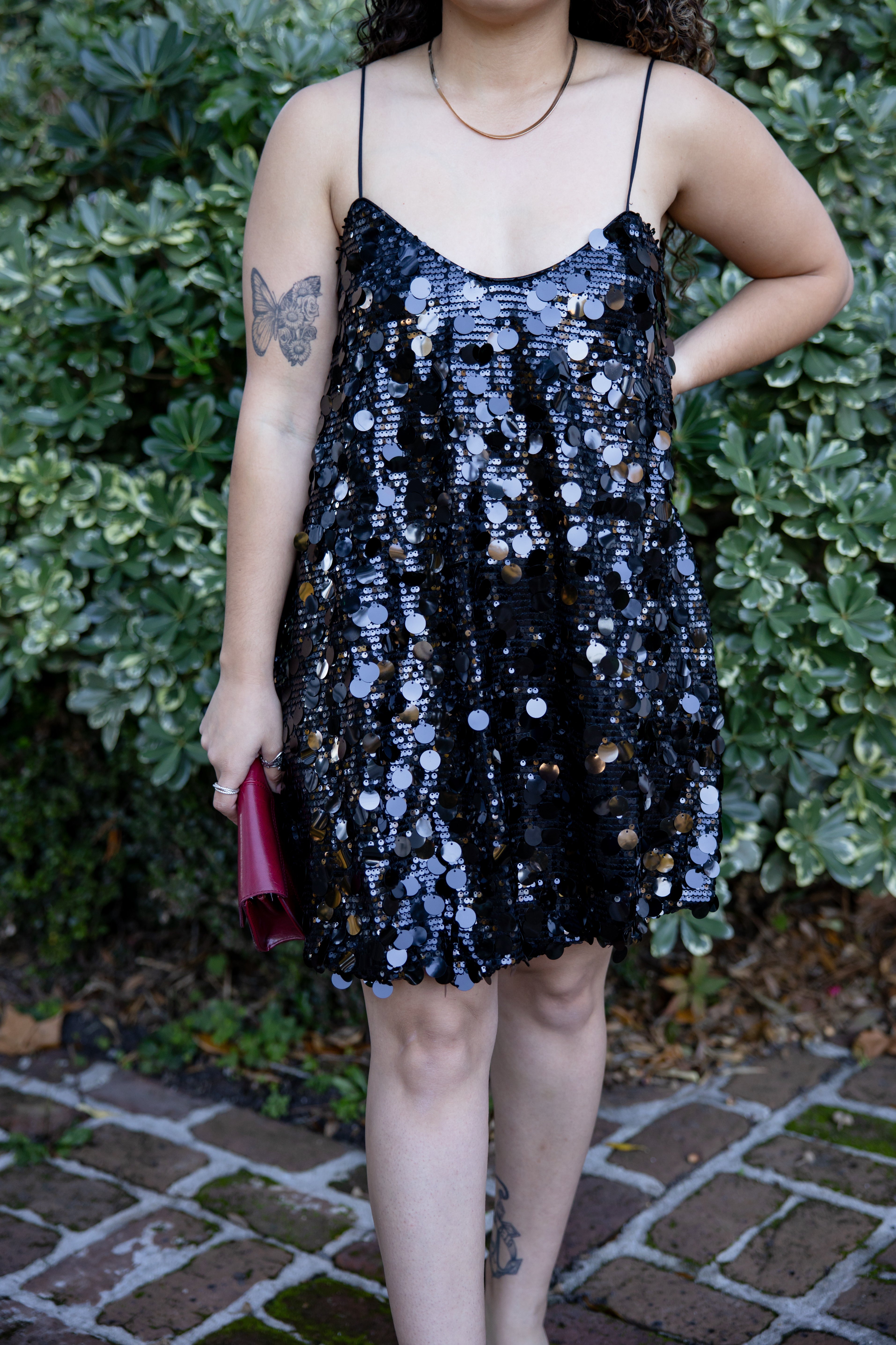 Black Sequin Mini