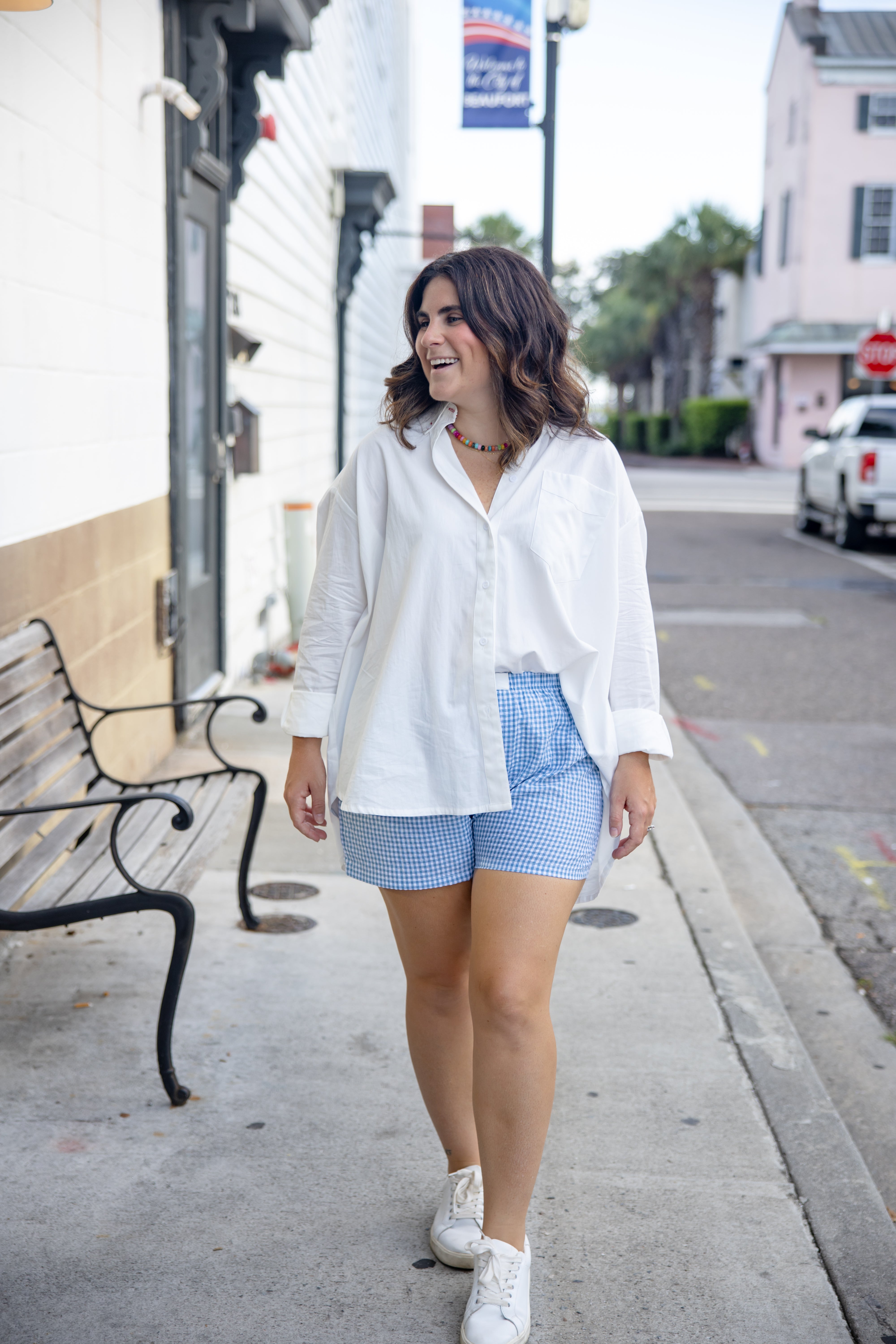 Gingham Shorts