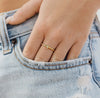 Dainty Cross Ring