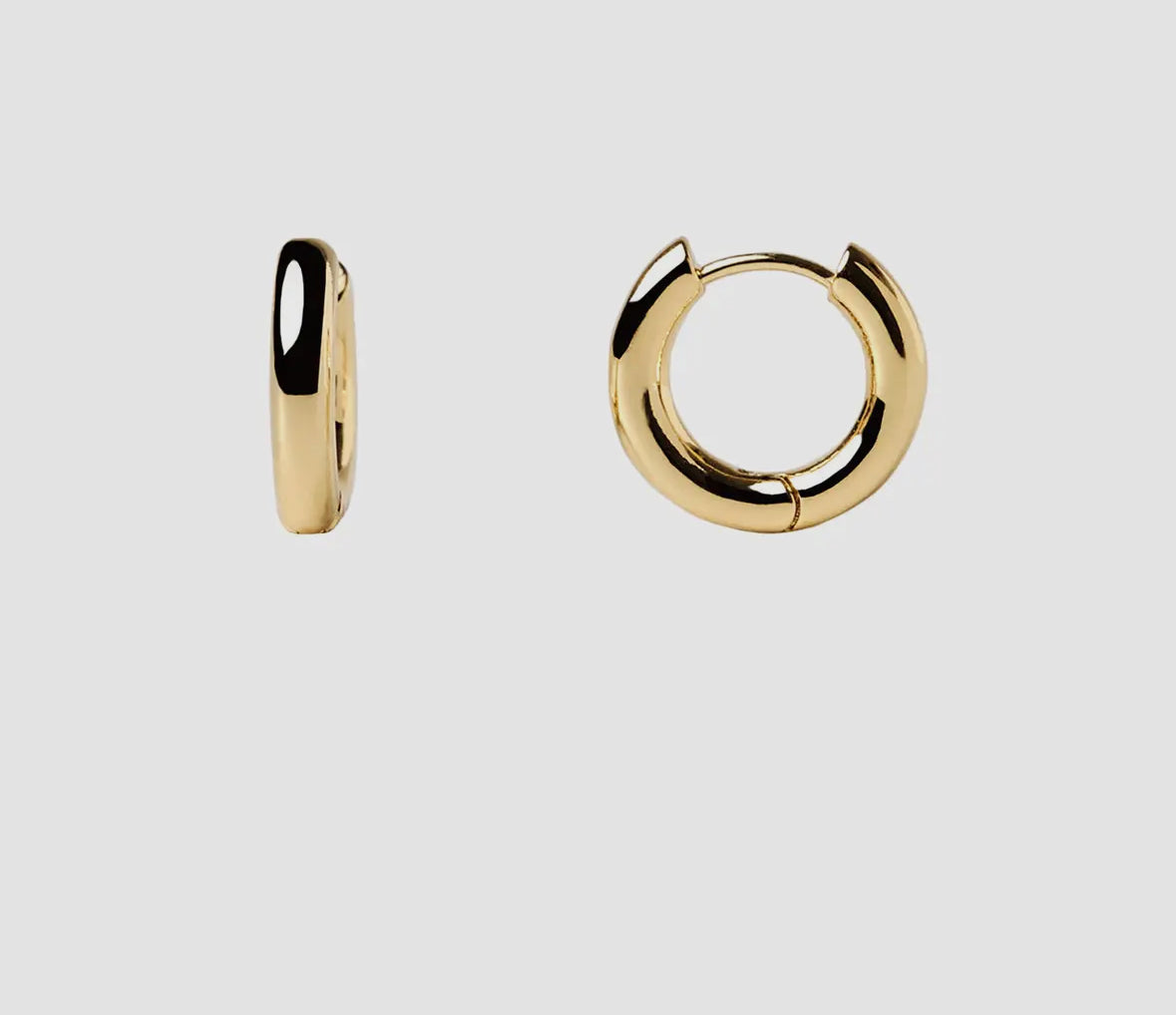 Gold Huggie Hoops