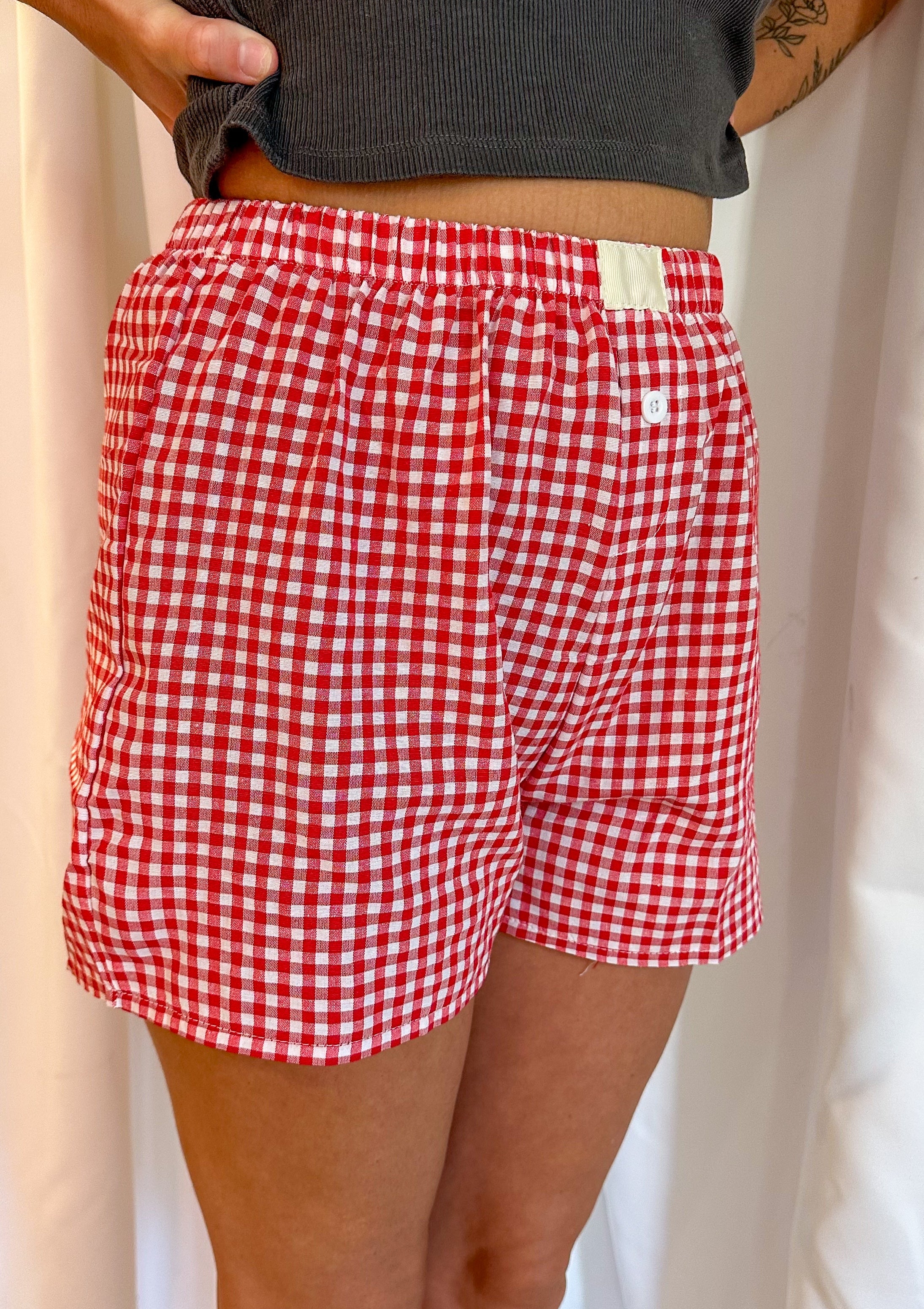 Gingham Shorts