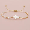 Cross Beaded Bracelet