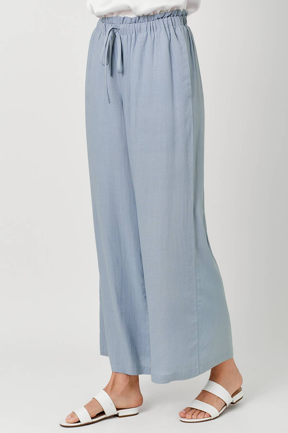 Blue Linen Pants