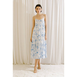 Blue Floral Midi